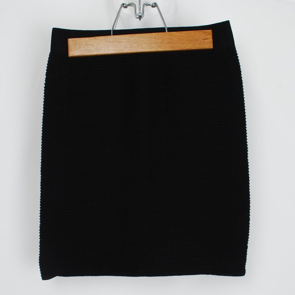 F & F - Nylon Stretch Mini Skirt - Black